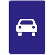 Дорожный знак Дорога для автомобилей